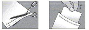 Descriptive graphic for patient information leaflet; described in leaflet text