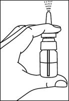 A hand holding a small bottle
Description automatically generated