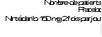 Nombre de patients
Placebo
Nintédanib 150 mg 2 fois par jour
